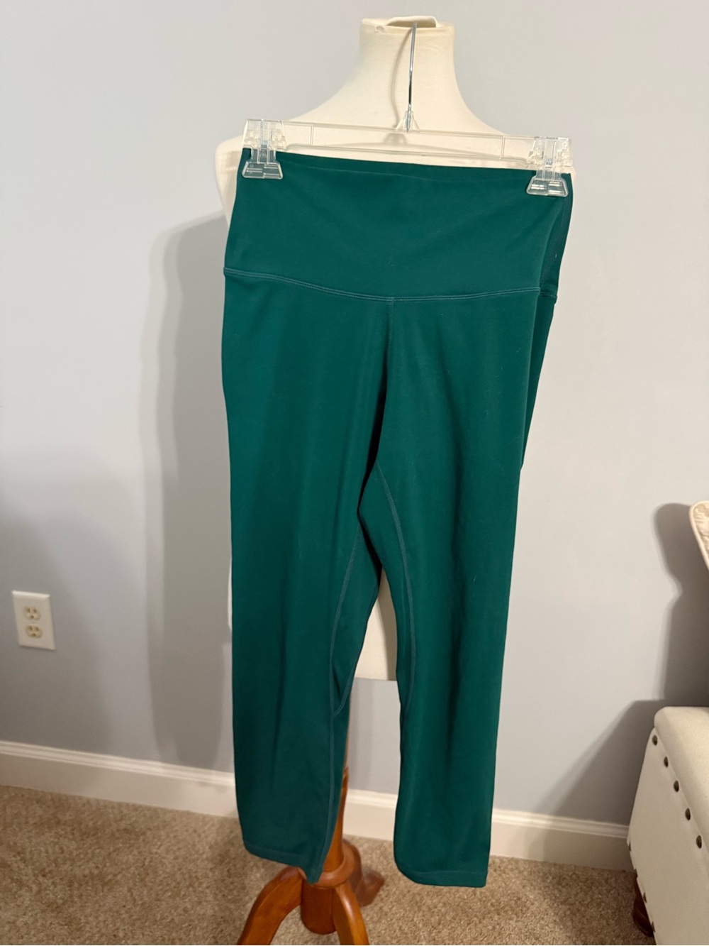 High-Waist Teal Active Leggings
